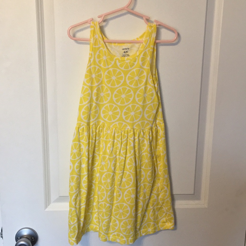 Carter’s 4/5 yellow lemon sun dress